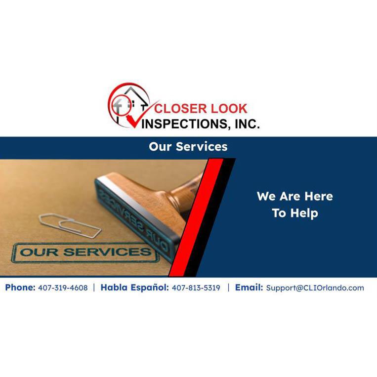 Closer Look Inspections, Inc. - Orlando, FL - (407)319-4608 | ShowMeLocal.com