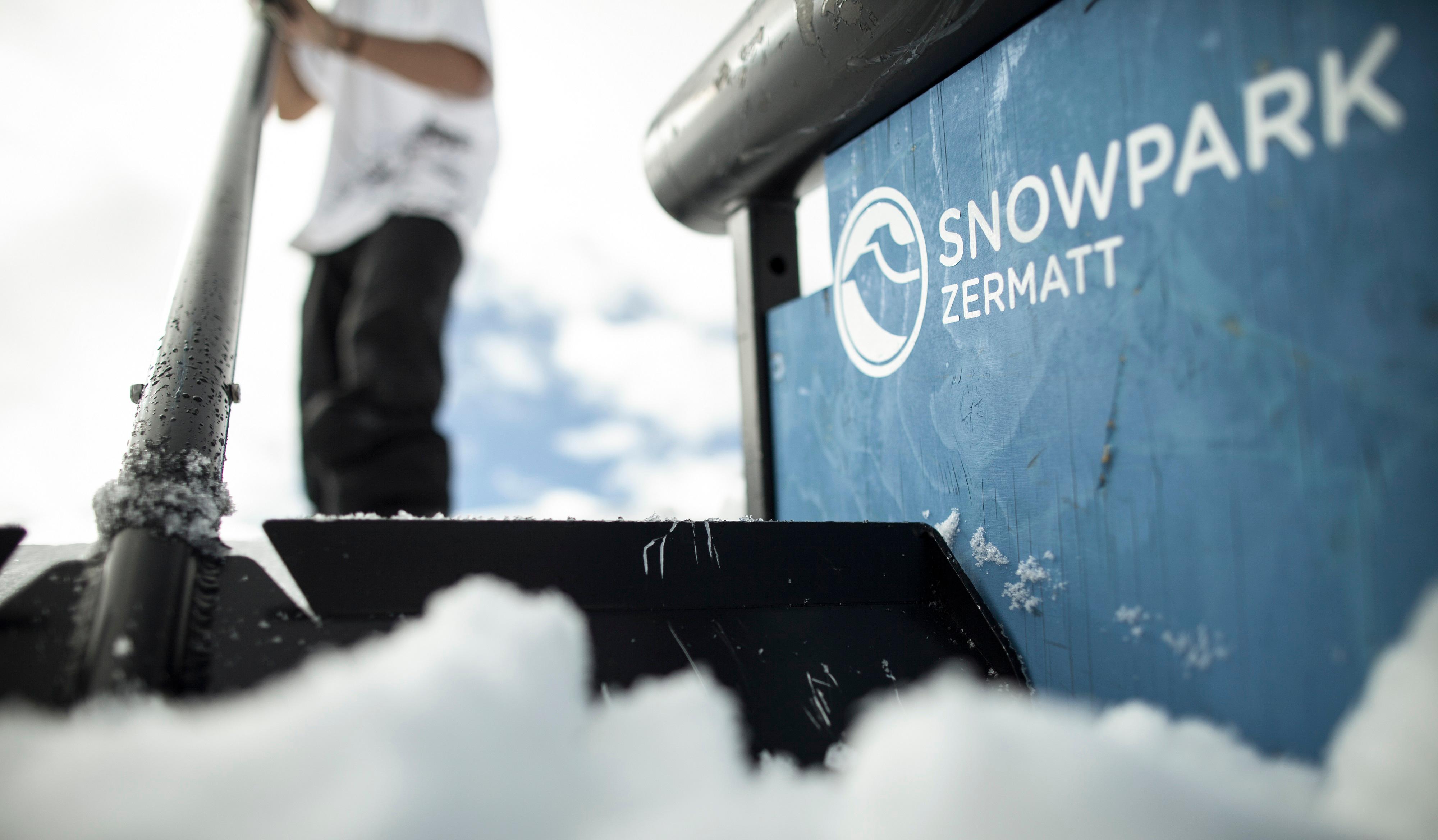 Snowpark Zermatt, Matterhorn glacier paradise in Zermatt