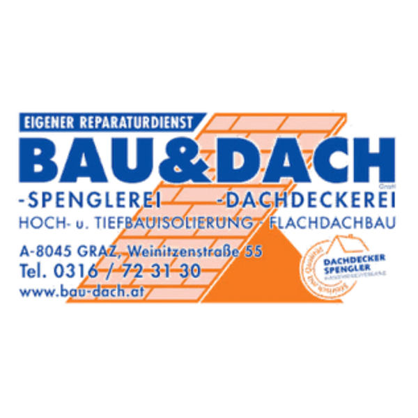 Logo von Bau & Dach GmbH Spenglerei-Dachdeckerei