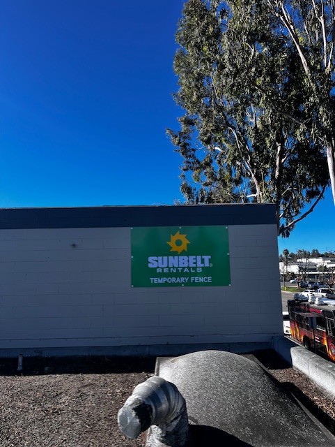 Sunbelt Rentals Temporary Fencing