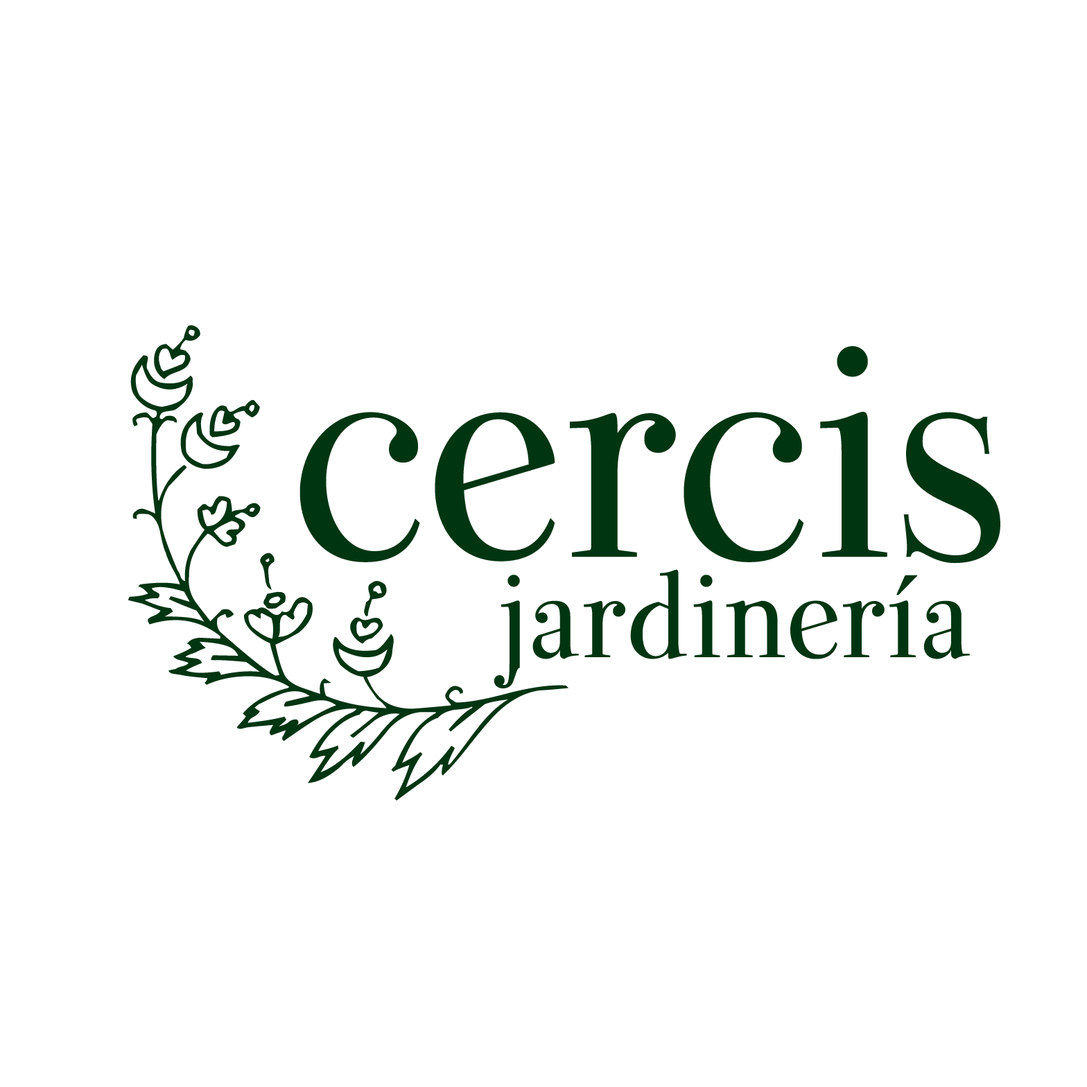 Cercis Jardinería Logo