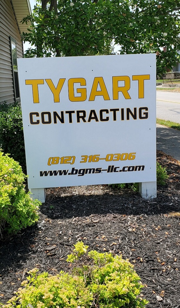 Sign outside of Vincennes, IN office