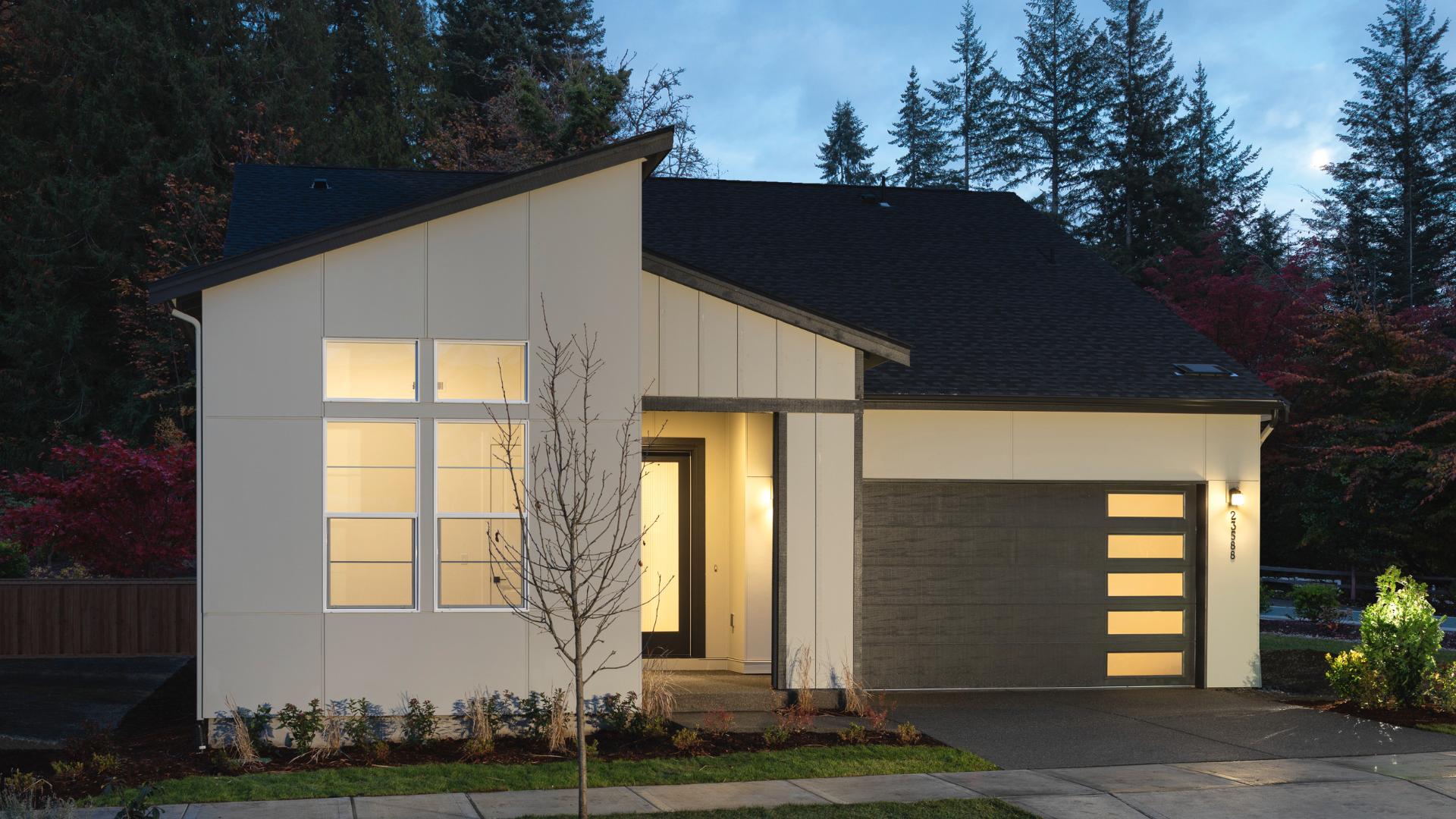Beautiful contemporary architecture of the Corvus home design