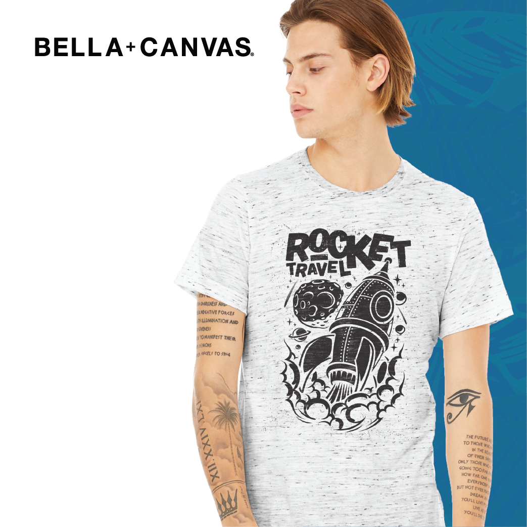 Big Frog carries a wide selection of your favorite brands, including Bella + Canvas.