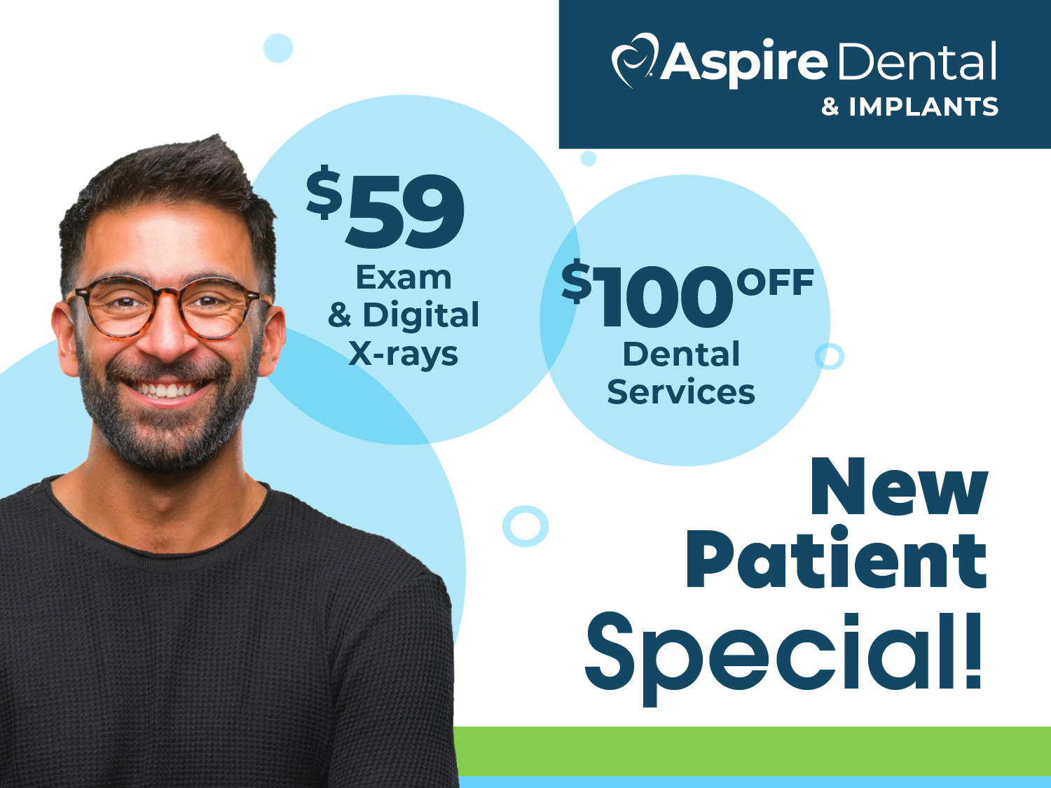 Looking for a new dentist in San Juan Capistrano? Visit Aspire Dental and ask us about our new patient offers!