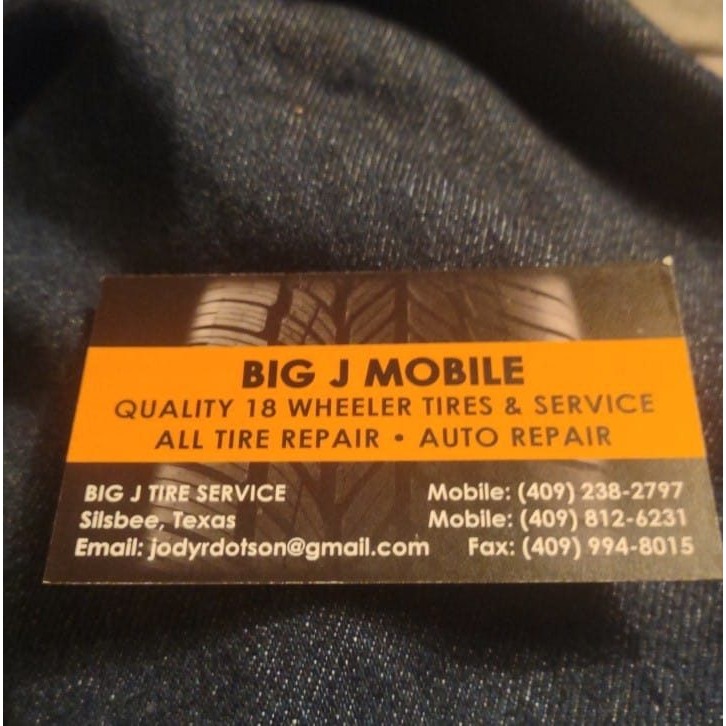 Big J Mobile Tire Service Logo