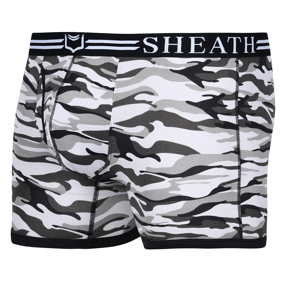 SHEATH 4.0 Polyester Camo Men's Dual Pouch Boxer Brief