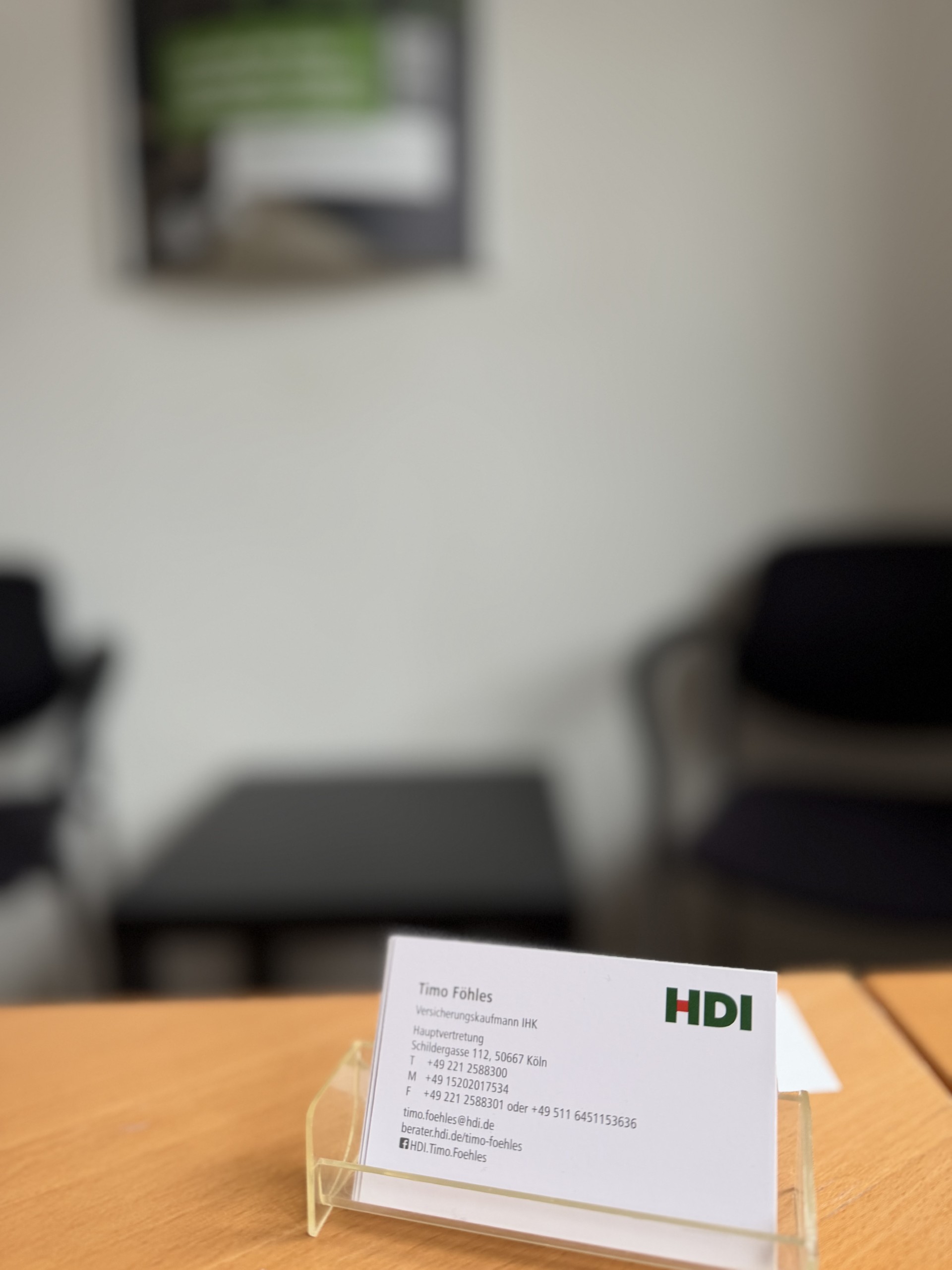 HDI Versicherungen: Timo Föhles, Schildergasse 112 in Köln