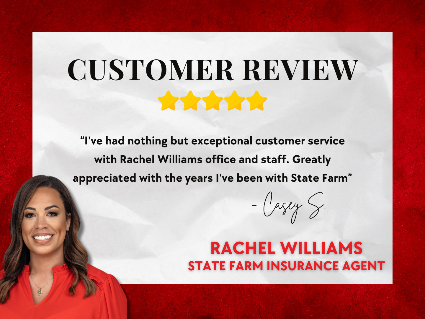 Rachel Williams - State Farm Insurance Agent