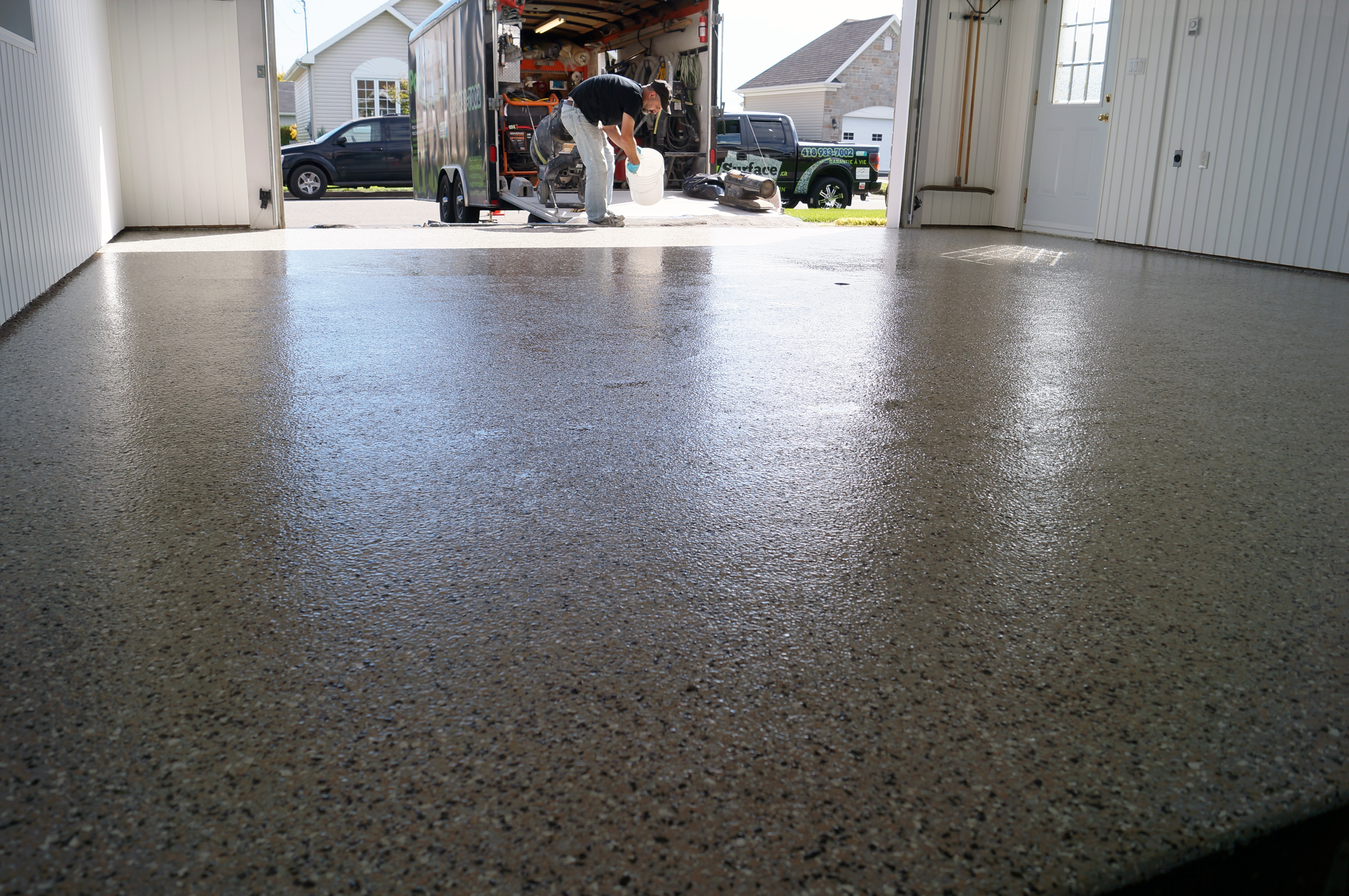 Images Polysurface Centre-du-Québec - Plancher de garage et époxy
