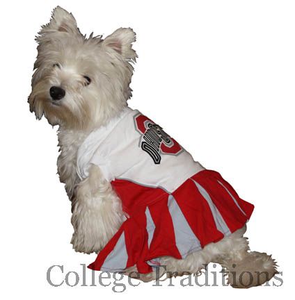 Dog cheer-leading outfit College Traditions Columbus (614)291-4678