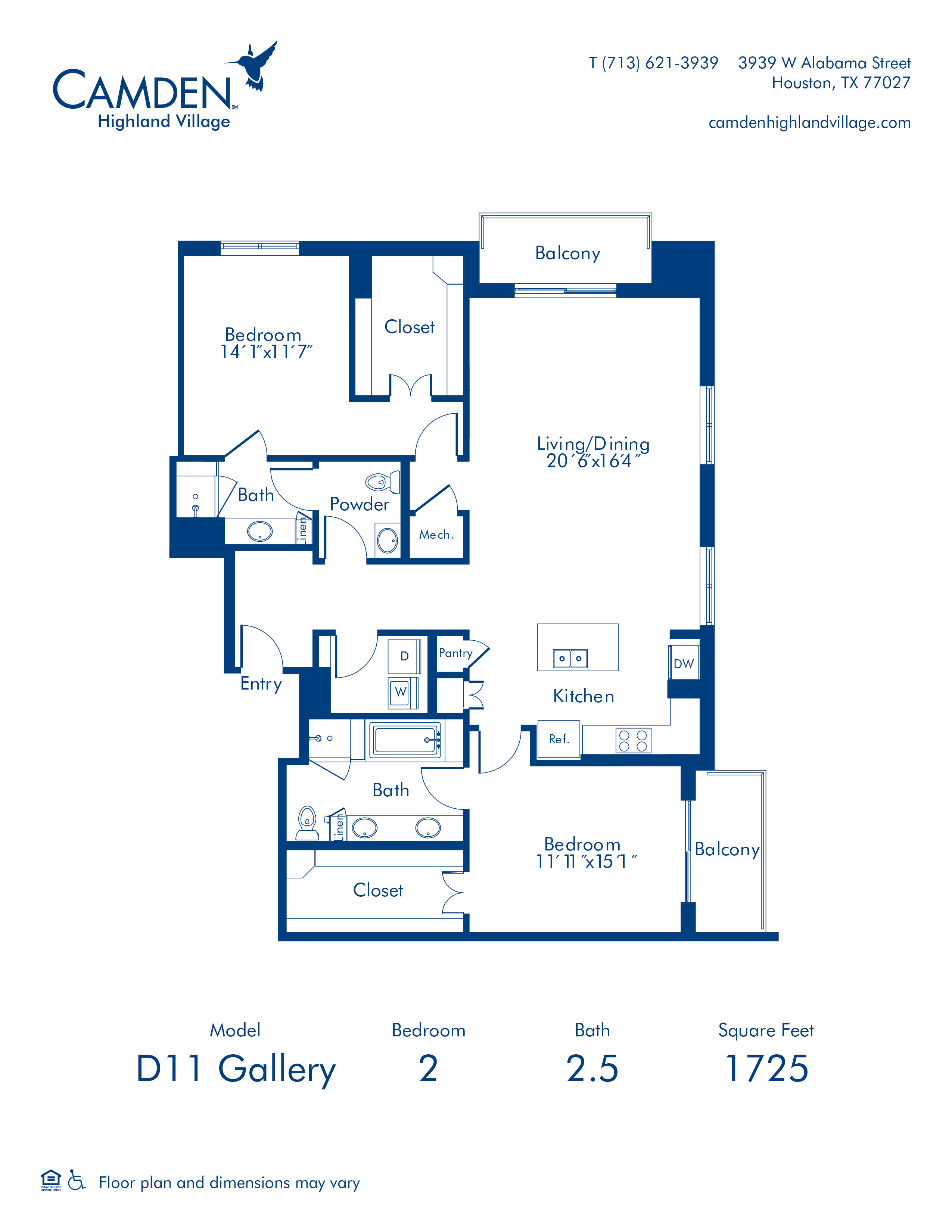 Camden Highland Village Apartments and Townhomes Photo