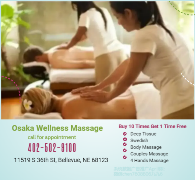 Our traditional massage in Bellevue, NE includes a combination of different massage therapies like Swedish Massage, Deep Tissue, Sports Massage, Hot Oil Massage at reasonable prices.