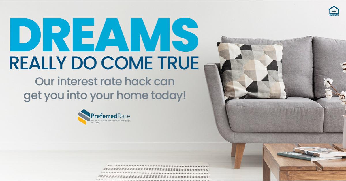 When the market is moving it can feel like you're out of luck. Our interest rate hack can help get you into your dream home today!