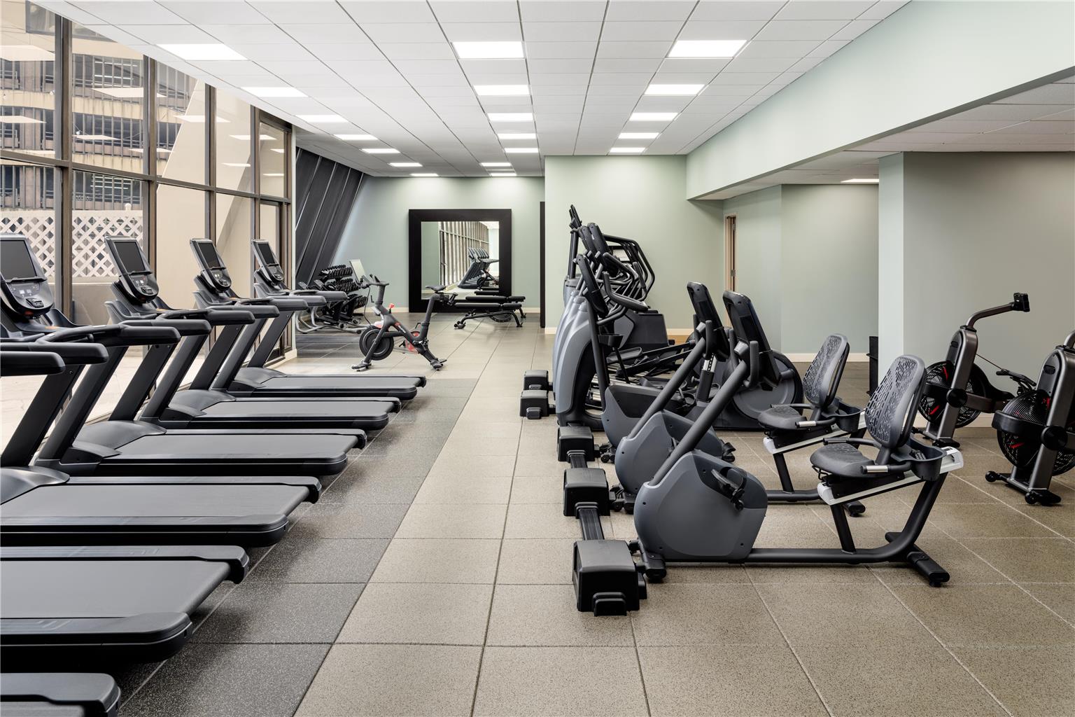 Health club fitness center gym