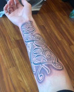 Branded Bear Tattoo Image