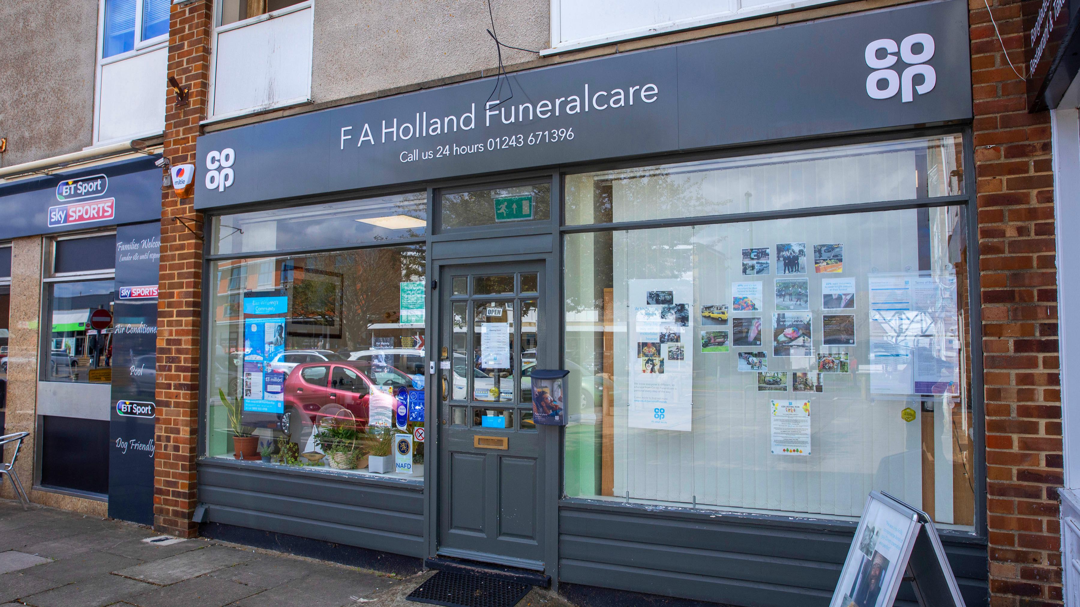 Images F A Holland Funeralcare