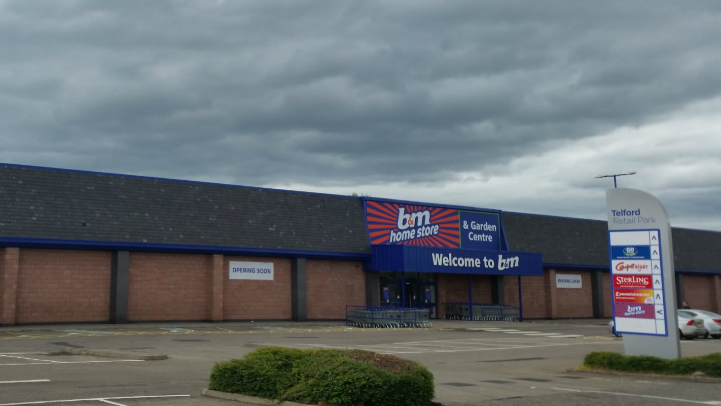 B&M's brand new Home Store & Garden Centre in Inverness, Telford Retail Park