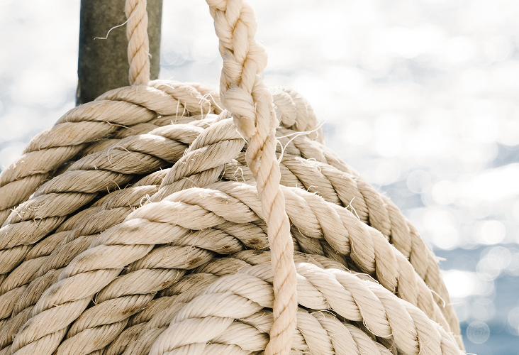 Sailing ropes.