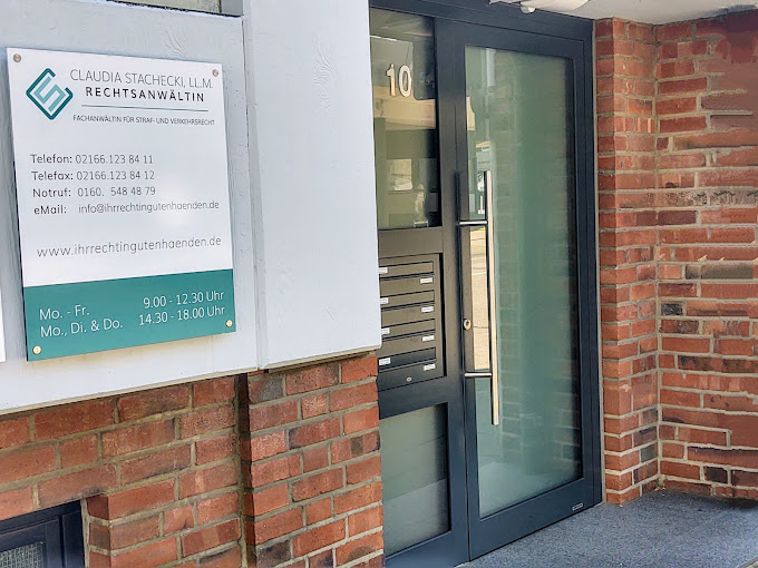 Stachecki Claudia Rechtsanwältin, Wilhelm-Strater-Str. 10 in Mönchengladbach
