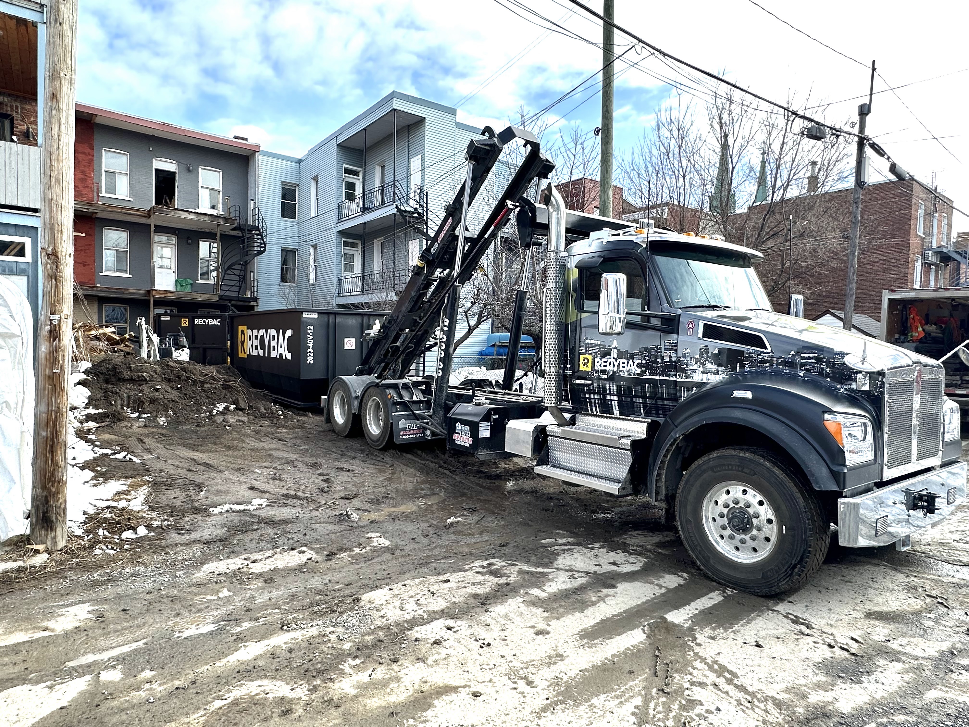 Images Location de conteneur RECYBAC Longueuil