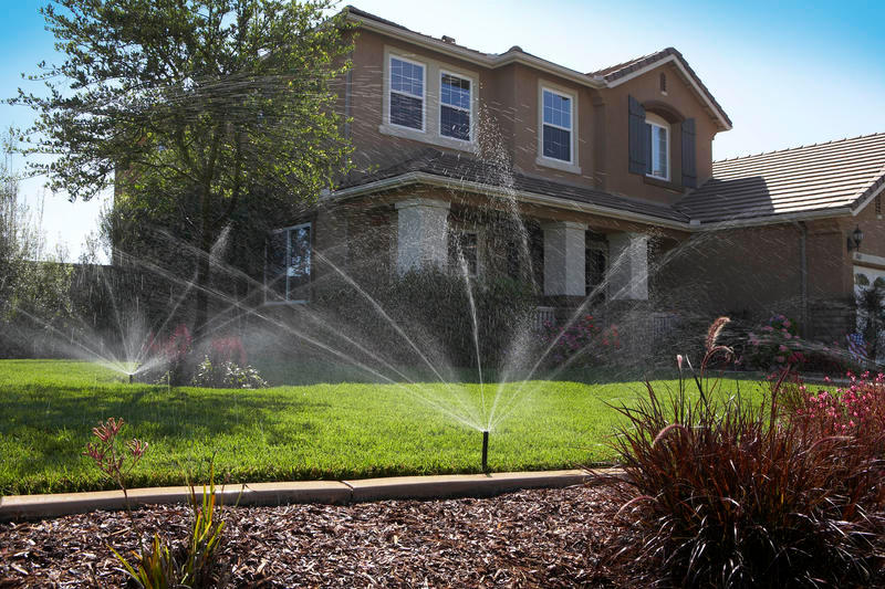 Affordable Irrigation Tulsa installation of MP Rotator nozzles. In sprinkler installation, MP Rotator heads are used when there is low water pressure.