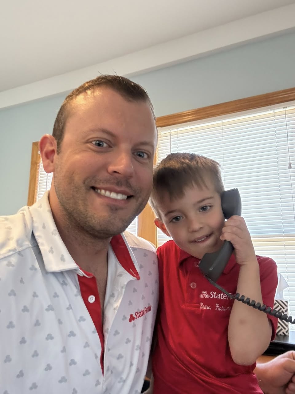 Special guest helping people with their insurance today!