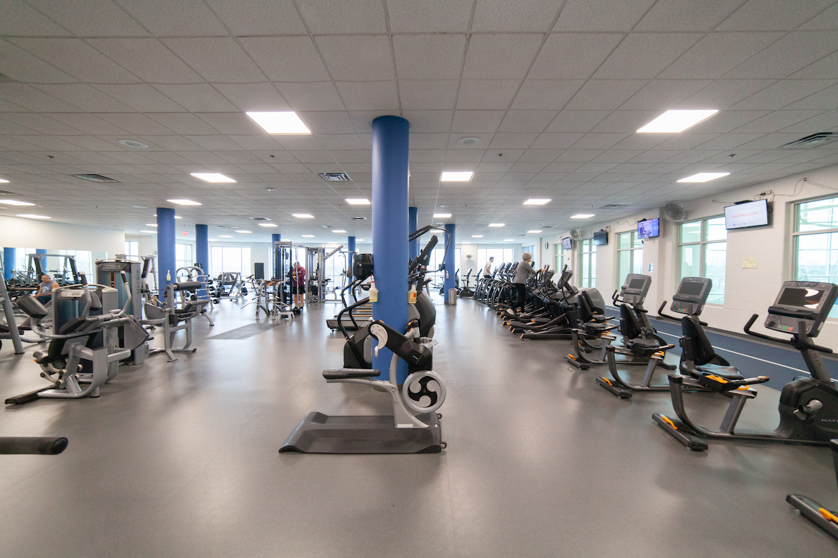 Enjoy state of the art fitness equipment at the RiverChase YMCA. Equipment includes exercise & cardio machines, stretching areas, free weights and a weight room.