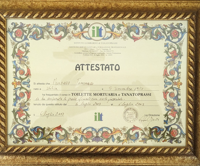 Images Agenzia funebre Mancuso Tommaso