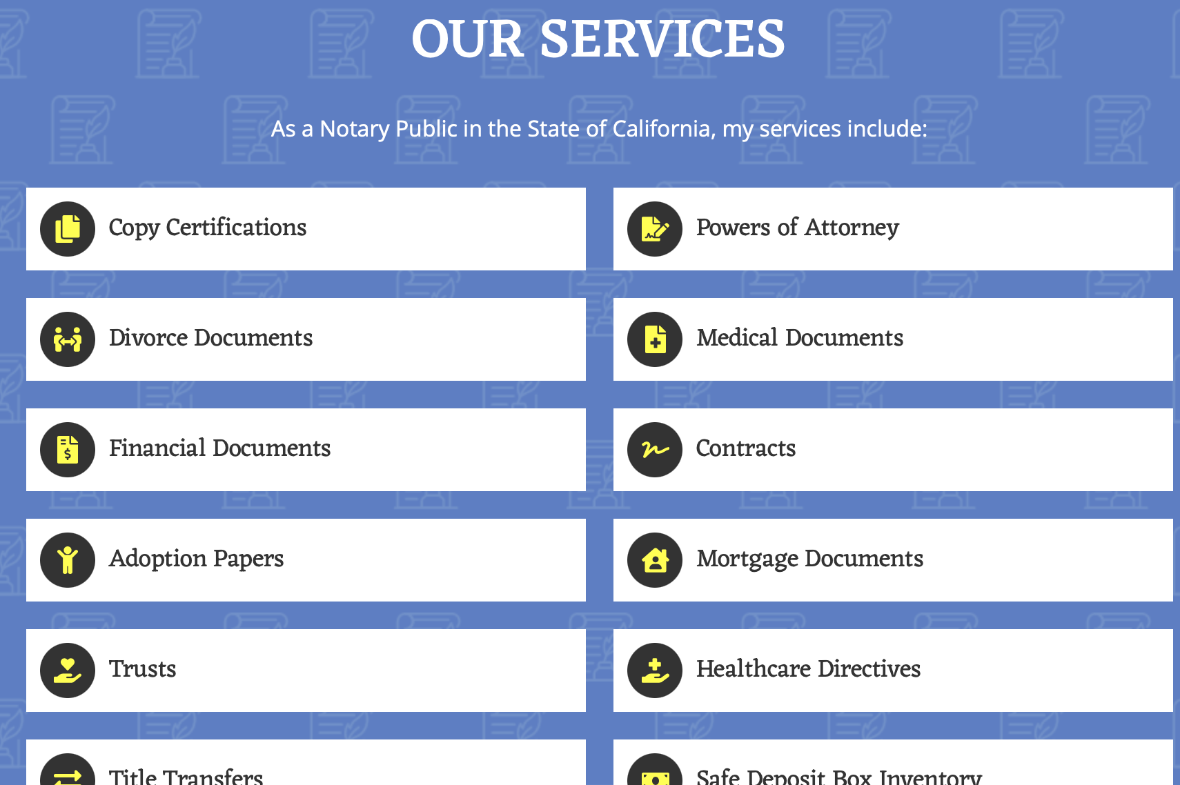 irvine notary services