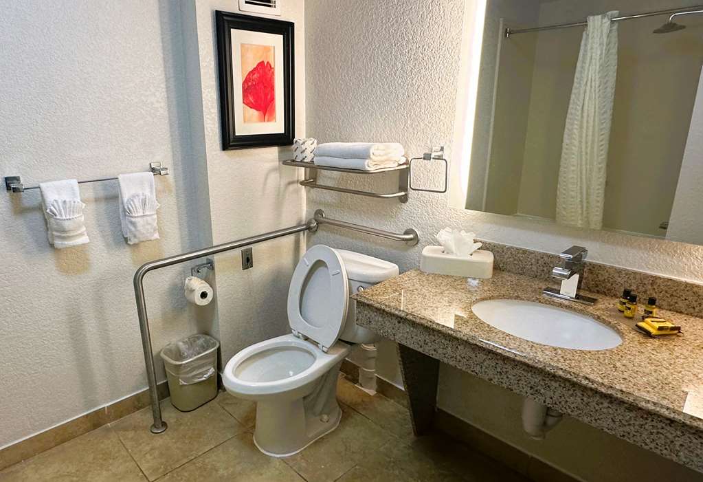 Handicap Bathroom picture Best Western Plus JFK Inn & Suites North Little Rock (501)246-3300