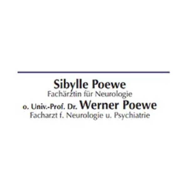 Prof. Dr. Werner Poewe & Sibylle Poewe 6020 Innsbruck Prof. Dr. Werner Poewe & Sibylle Poewe Innsbruck 0512 575755