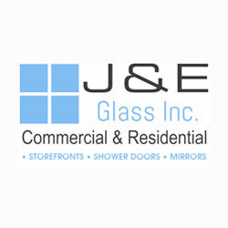 J & E Glass Inc Logo