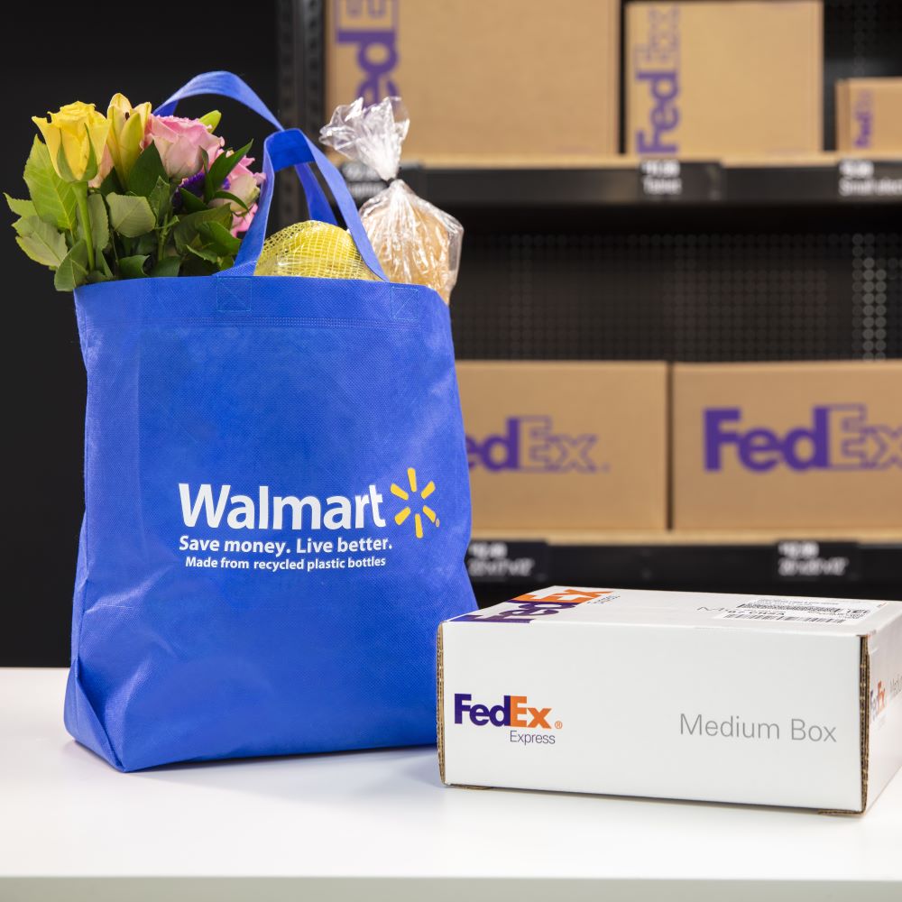 FedEx Office is inside Walmart