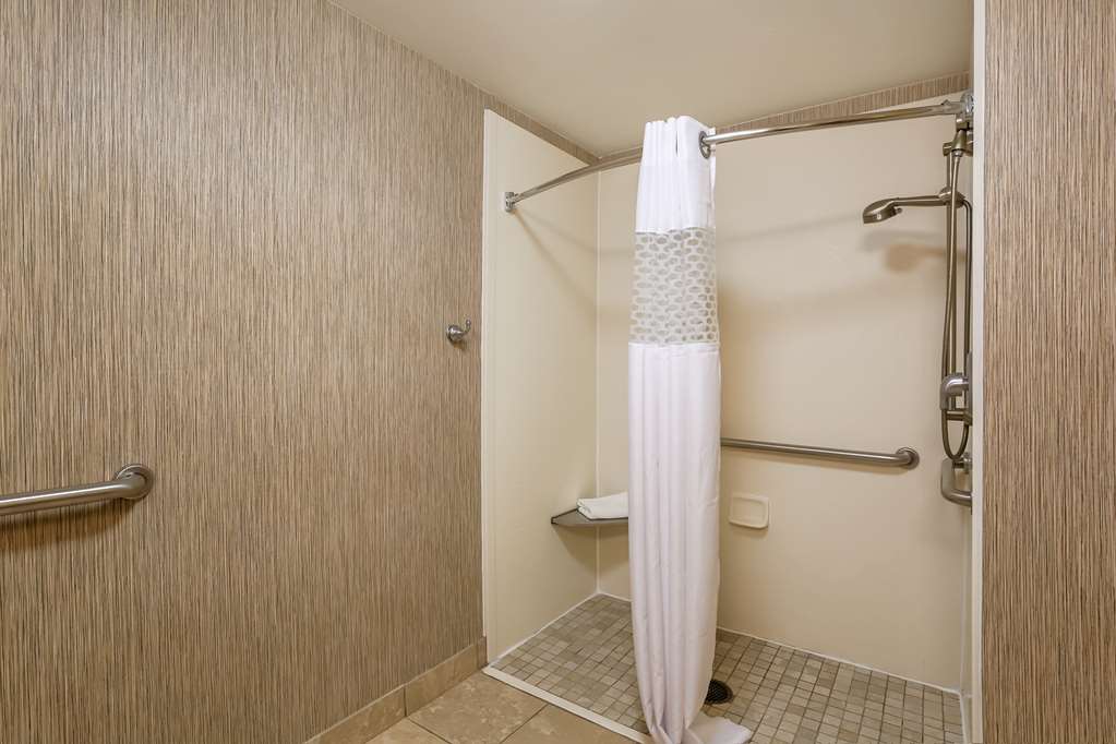 Guest room bath Hampton Inn Champaign/Urbana Urbana (217)337-1100