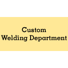 Custom Welding Department