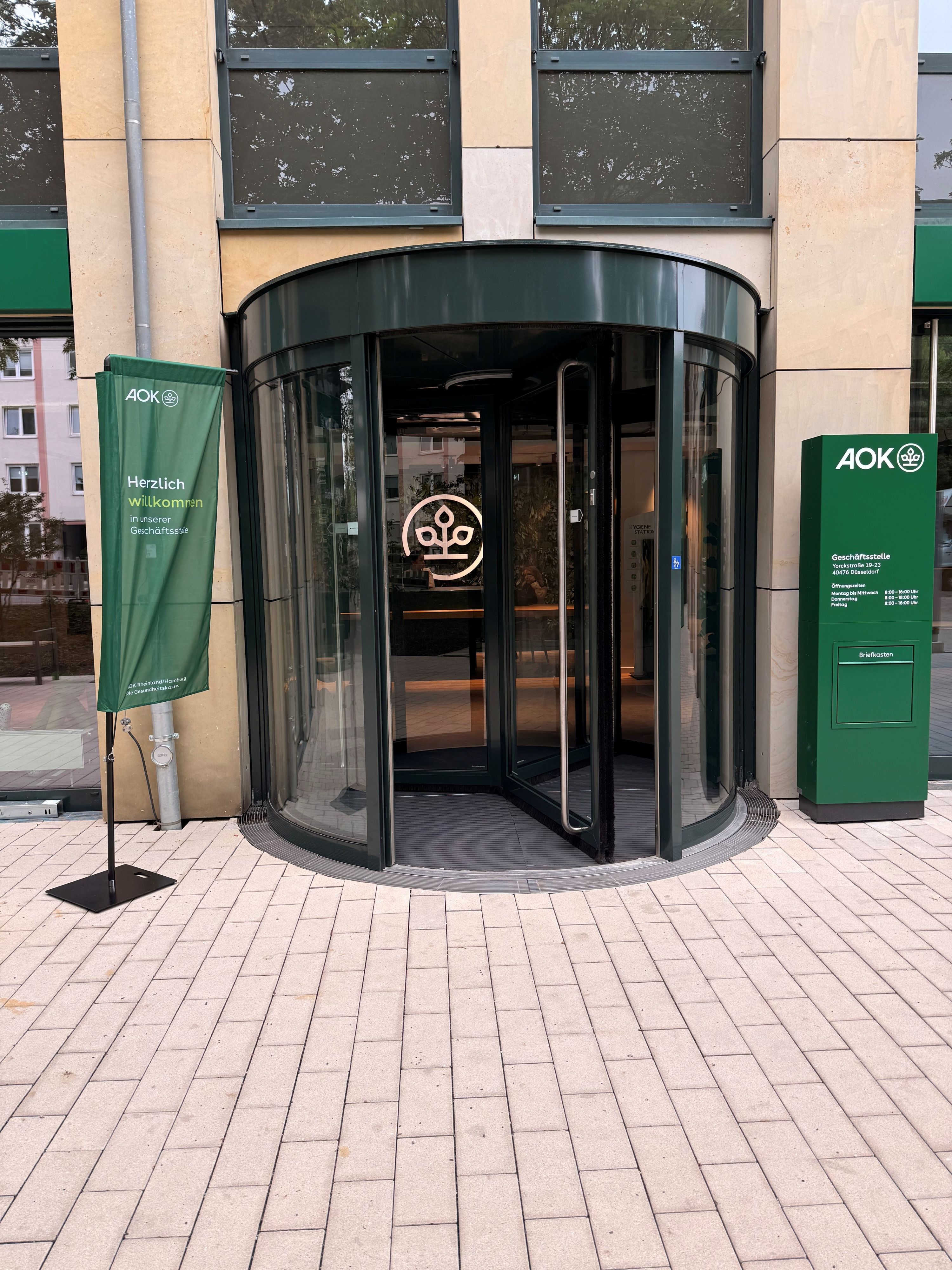 AOK Rheinland/Hamburg - GS Derendorf, Yorckstraße 19-23 in Düsseldorf