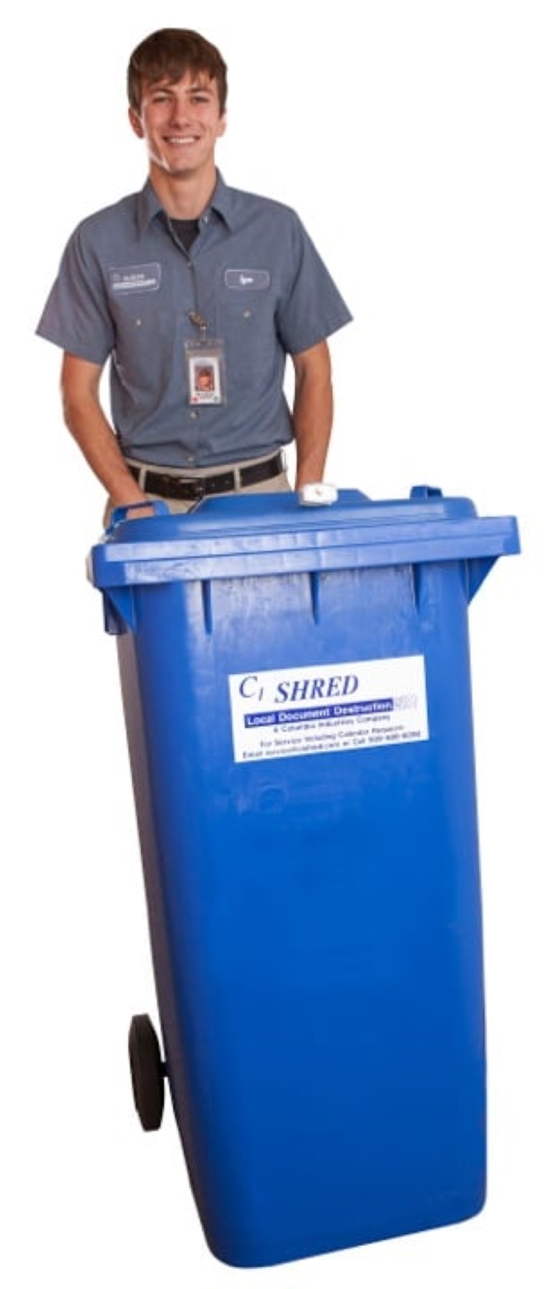 CI Information Management shred bin pickup