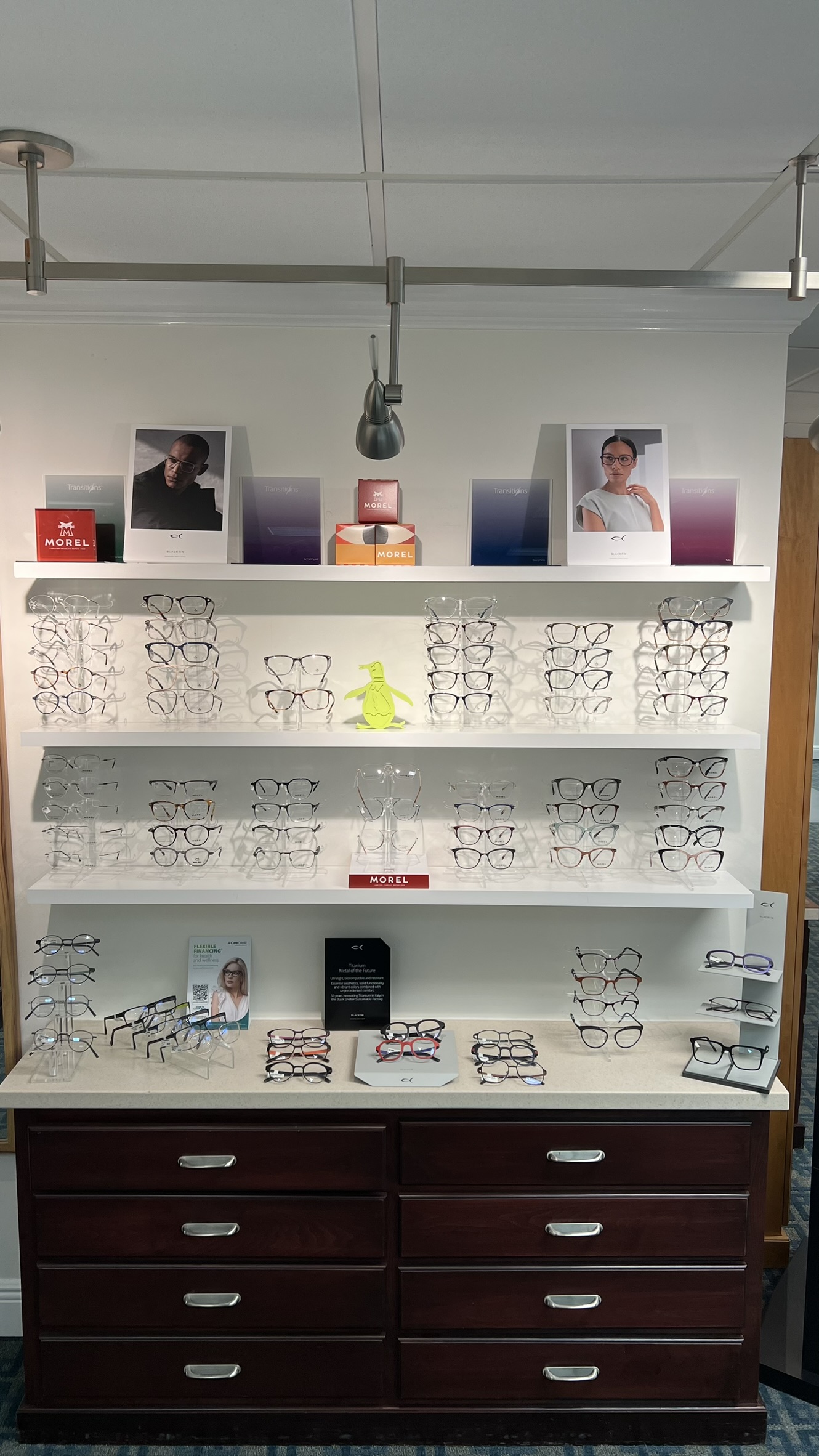 Eyeglass frame display