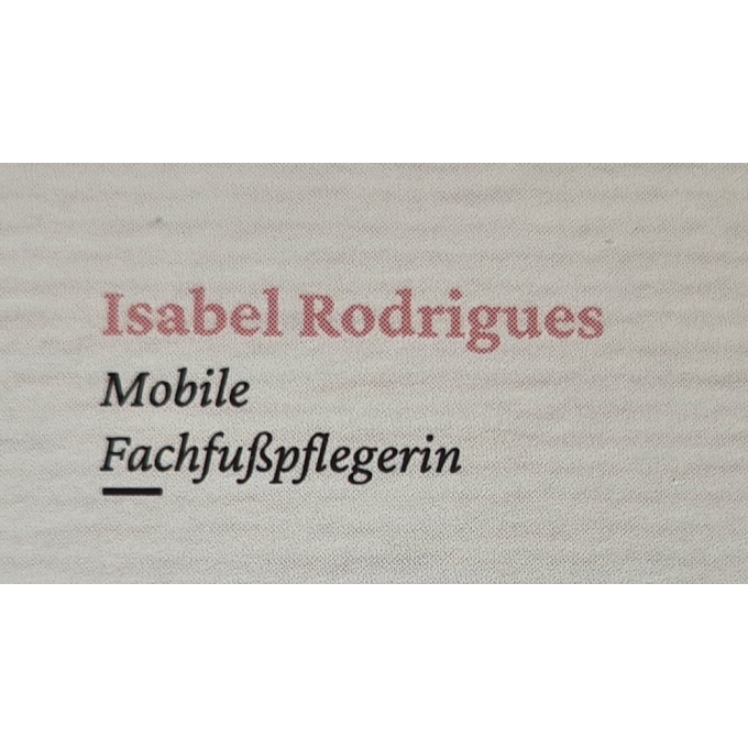 Mobile Fusspflege - Isabel Rodrigues in Höchst im Odenwald - Logo