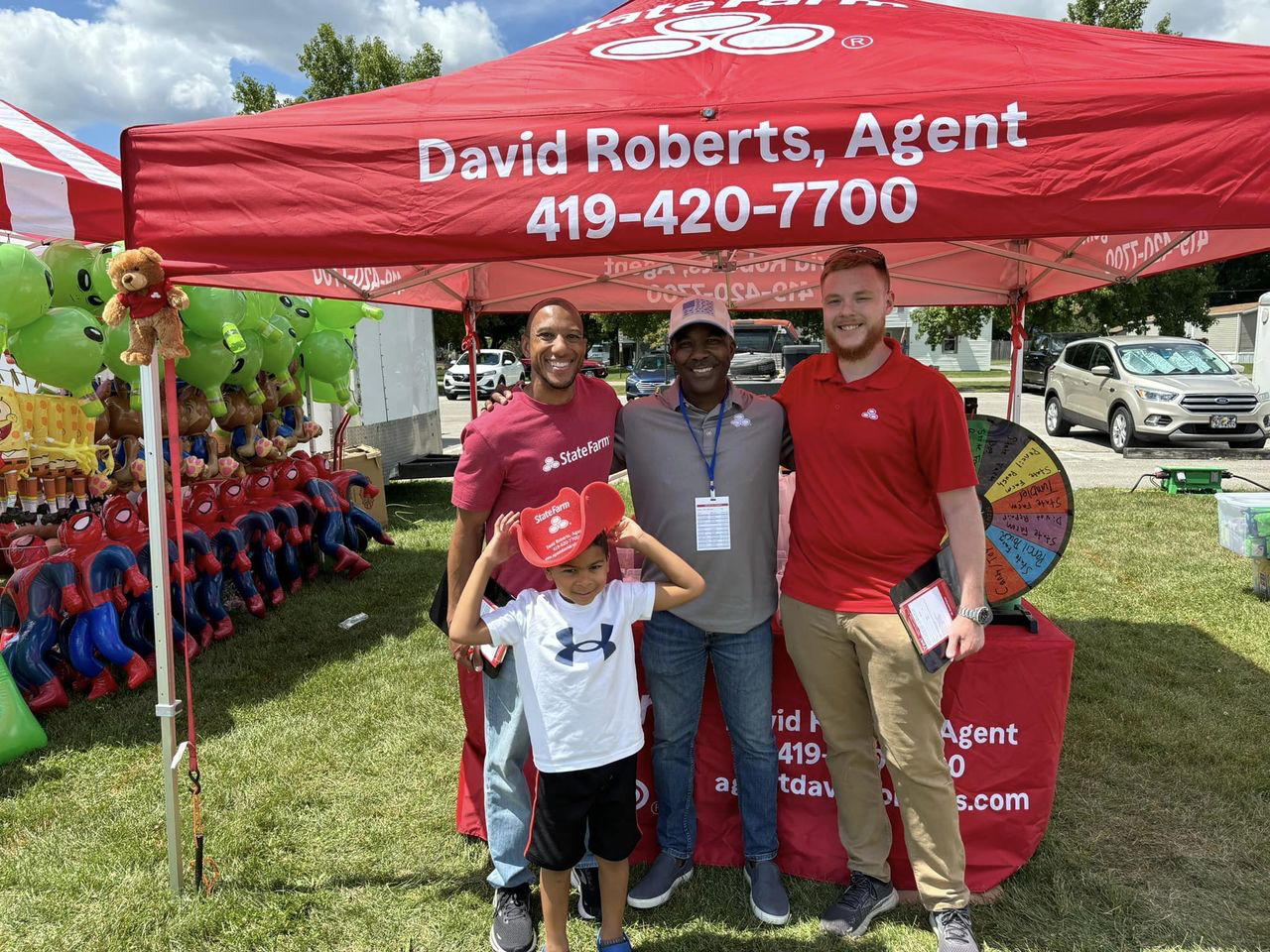 Always a great time at the Flag City BalloonFest with David Roberts State Farm, the Chill Zone Sponsor!