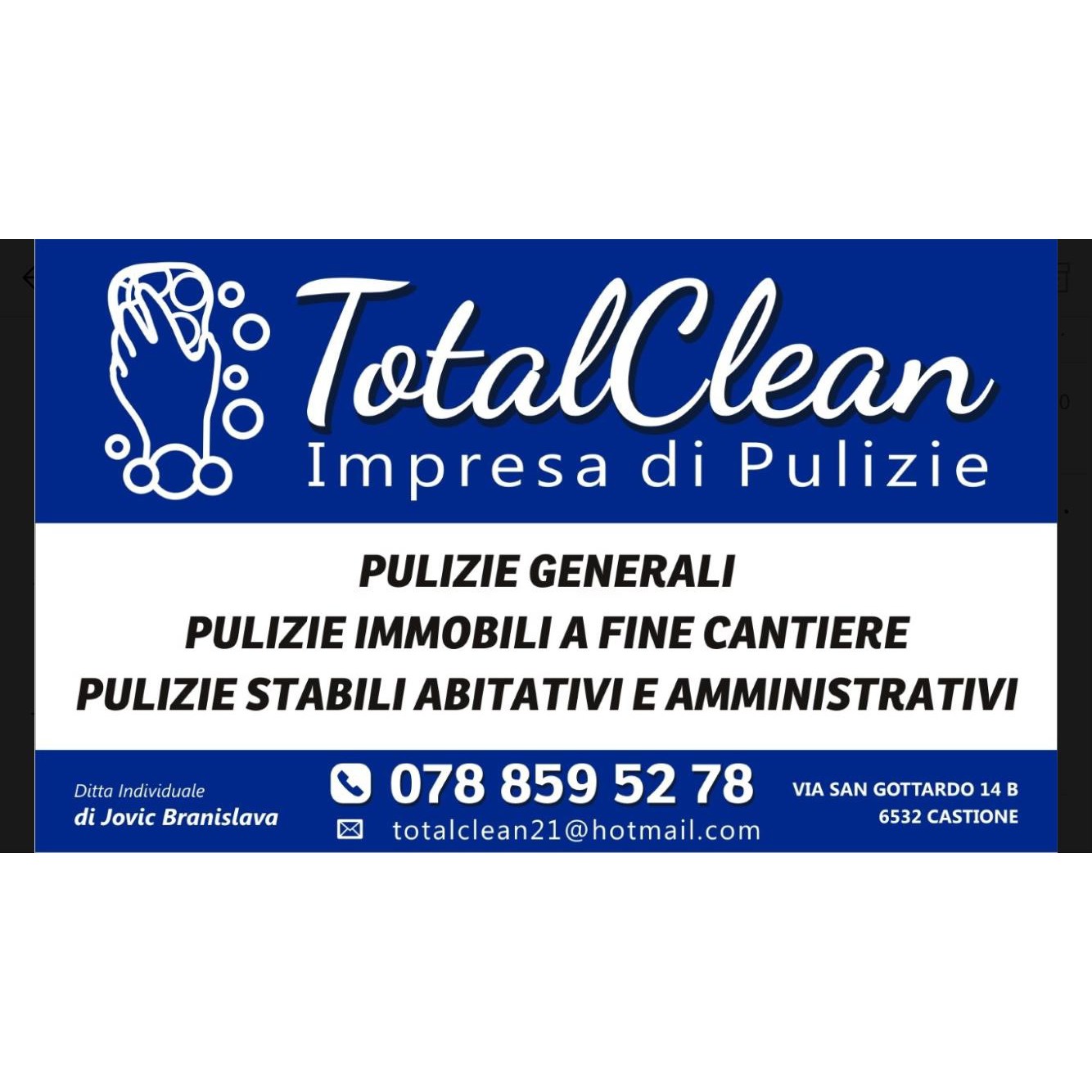 TotalClean Jovic Branislava Logo