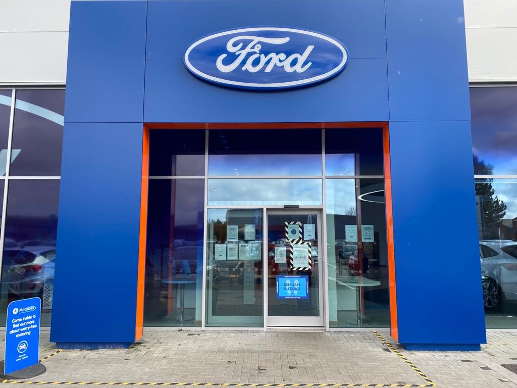 Entrance to Ford Store Chester Evans Halshaw Ford Chester Chester 01244 389500