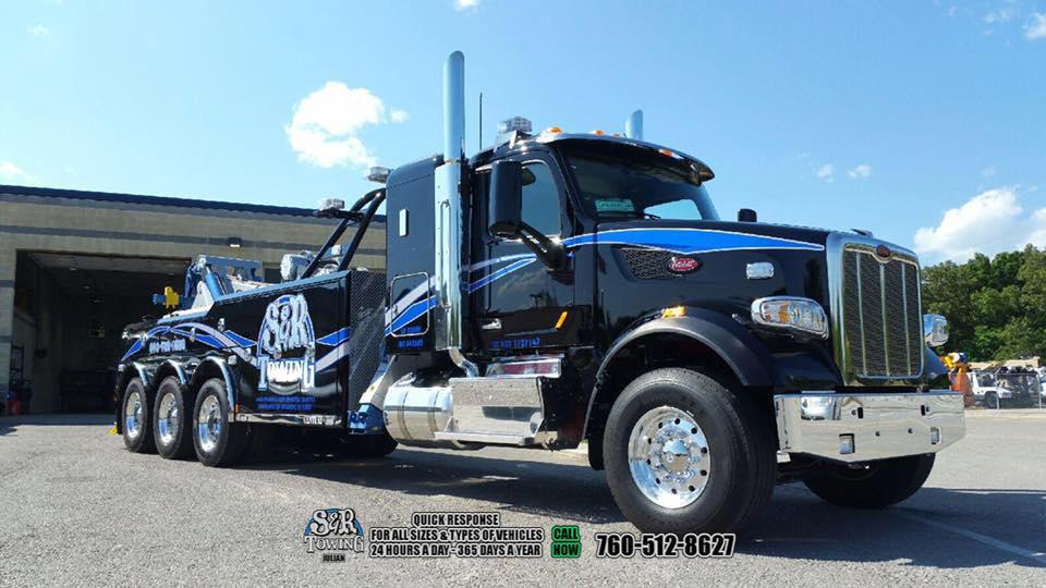 Our fleet of trucks and highly trained operators are ready to go 24/7 give us a call and let us put your mind at ease. S & R Towing Inc - 3568 CA-78, Julian, CA 92036 - Call us at 760-547-1719