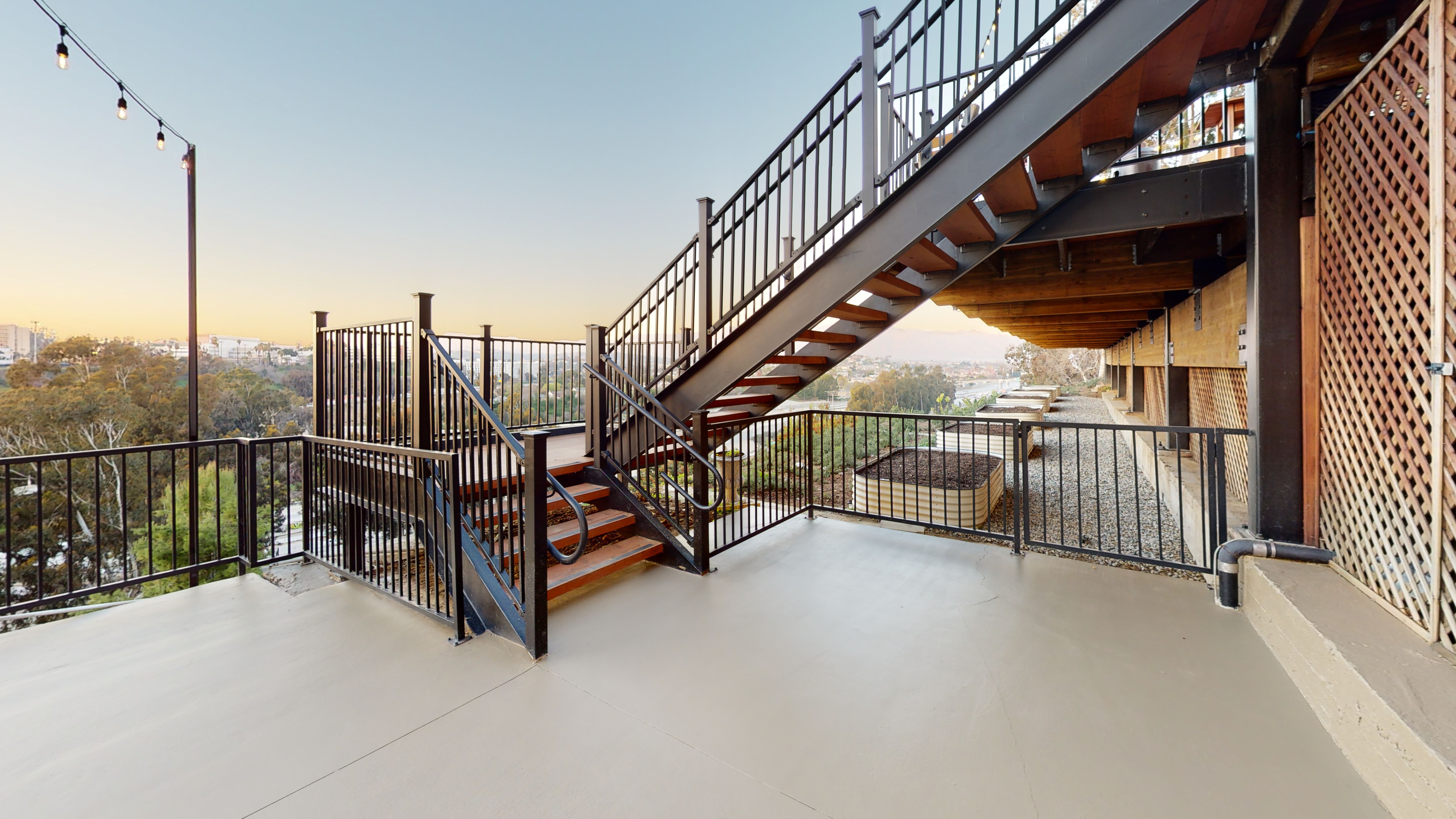 lower gazebo deck stairs