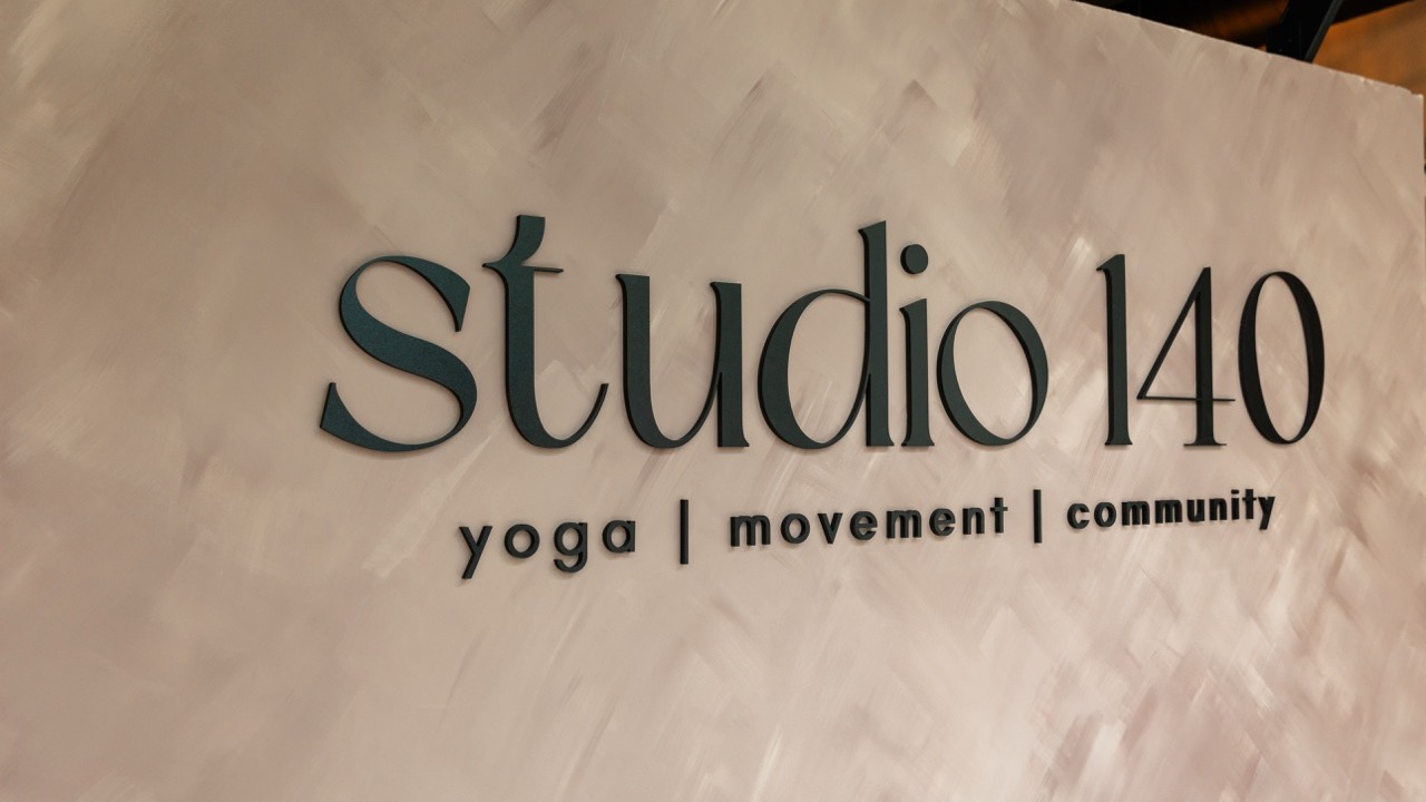 Find your flow and practice with us at studio 140. All levels are welcome! 