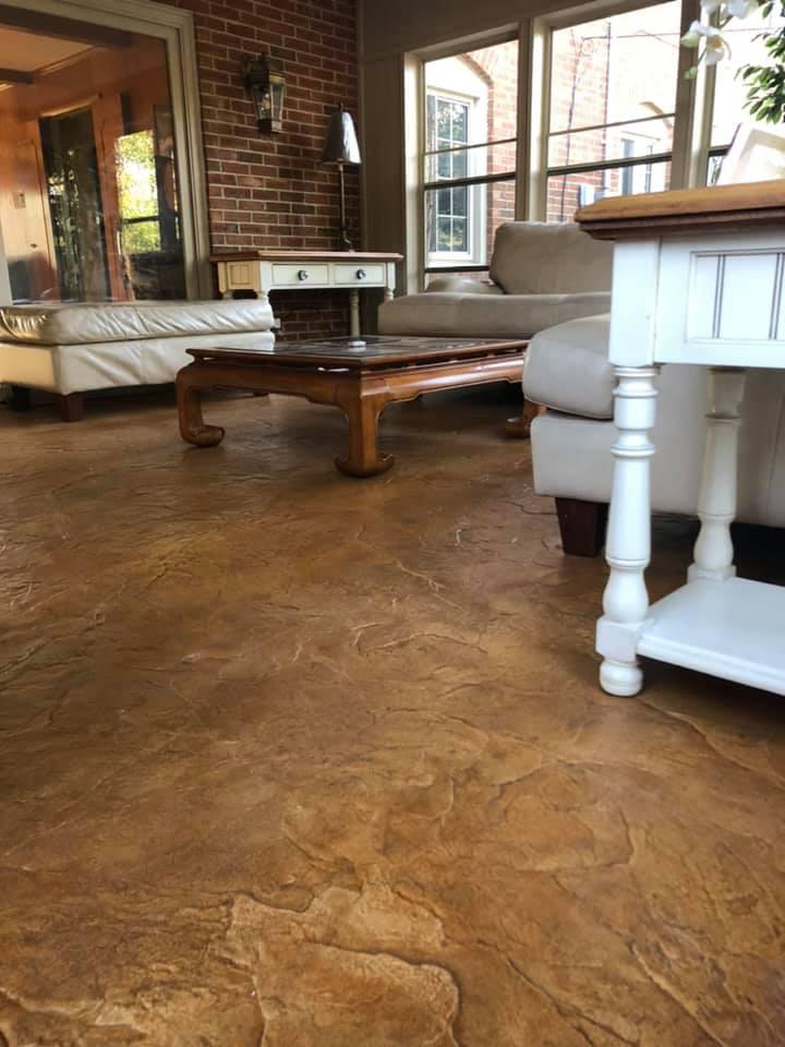 Interior Roman Slate Resurfaced floor
