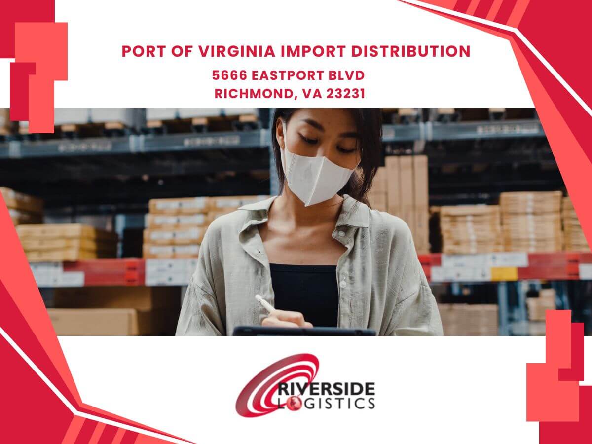 Port of Virginia import distribution