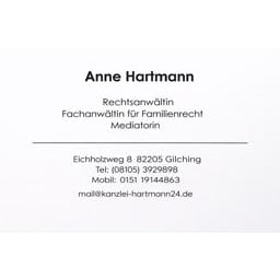 Anne Hartmann Rechtsanwältin  
