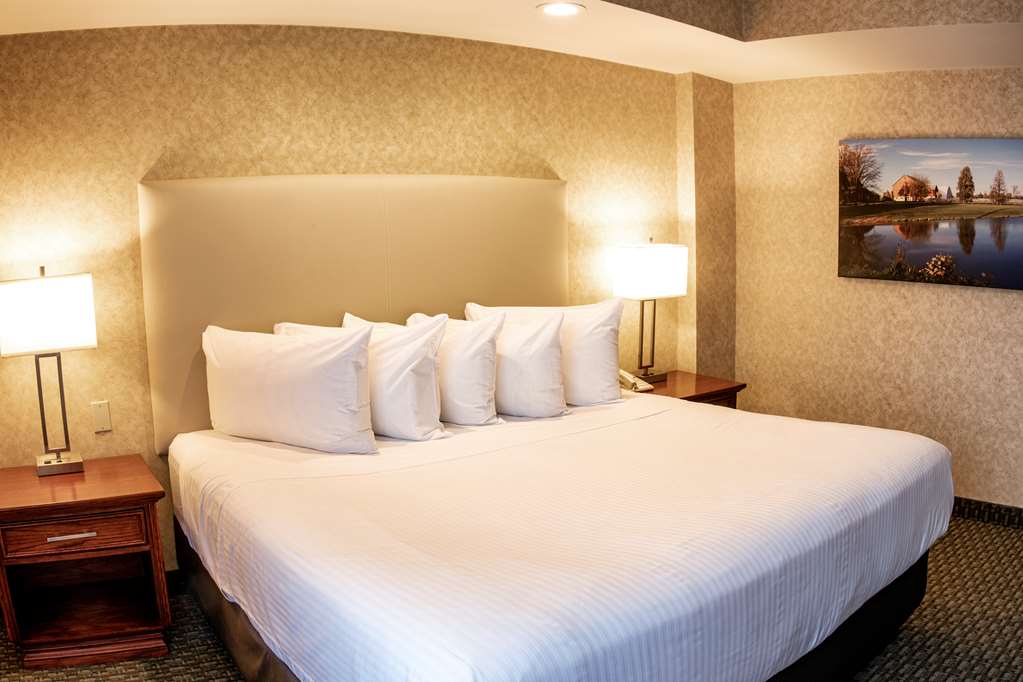 Best Western Voyageur Place Hotel in Newmarket: King Suite 01 bedroom area